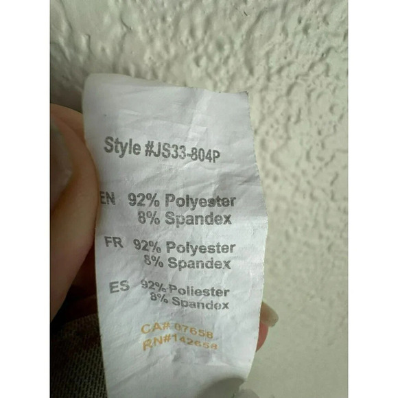 Revamped Women's Flare Pants Size Medium Multicolor Floral Hippie Boho Sheer - Picture 14 of 14